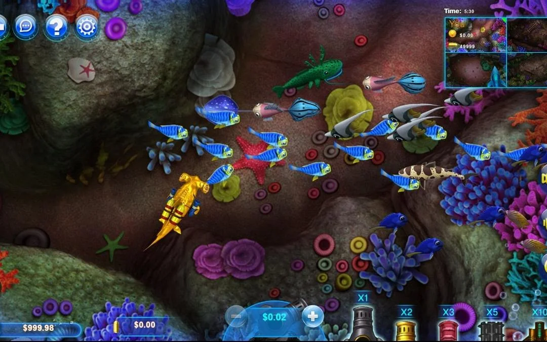 AG捕鱼游戏画面